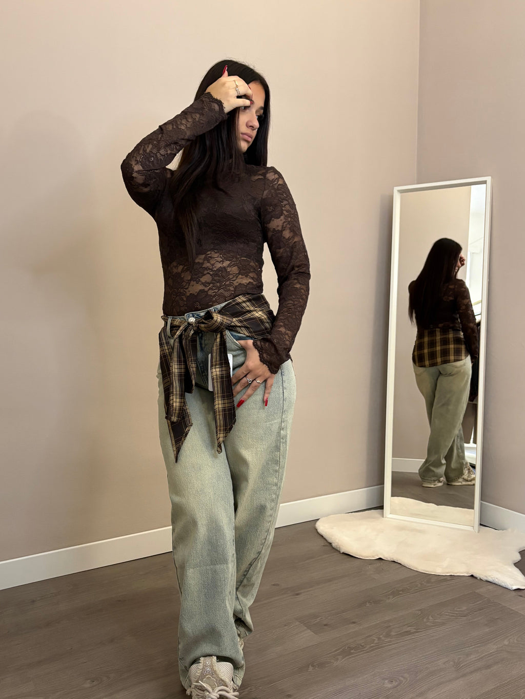 Jeans con Camicia